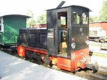 Diesellok im Schmalspurbahnhof Weiwasser