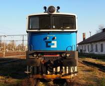 CD Cargo 753 774 Taucherbrille auf Hbf. Kralupy nad Vltavou am 13.11.2012.
