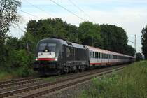 TXL ES 64 U2-099 (182 599-1) mit dem versp�teten IC118 in Bonn am 2.9.2012