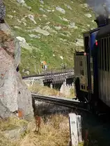 Zufahrt auf die Br�cke �ber den Sidelenbach im Reusstal, 2.10.11