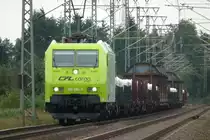 185 534-5 am 28.8.12 auf der Strecke Neum�nster-Flensburg n�rdlich von Neum�nster.