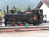 Lok2 der Zillertalbahn wartet auf n�chste Eins�tze
(Jenbach 060801)