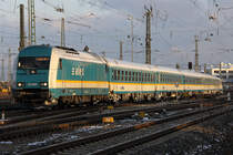 Die 223 065 mit dem Alex von M�nchen Hbf nach Lindau bei der Einfahrt in Pasing am 30.11.2012