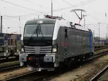 Die neue 193 805-9 von Railpool in Donauw�rth bei Testfahrten am 21.11.2012. 
Von weitem sieht sie aus wie eine 1216 der �BB.