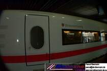Auch hier nochmal der St�dtename, diesmal aufgenommen am Steuerwagen des ICE 2
