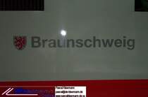 Dieser ICE 2 h�rt auf  Braunschweig , wie man sieht.