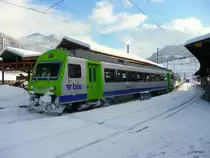 bls - RE nach Interlaken Ost im Bahnhof Zweisimmen am 06.12.2012