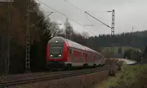 IRE69476 (Immendingen-Karlsruhe Hbf) mit Schublok 146 113-6 bei St.Georgen 12.11.12
