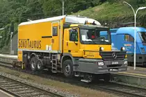 Das Ultraschallme�fahrzeug Sono-Taurus hatte am 26.9.2007 kurzen Aufenthalt in Bruck/Mur.