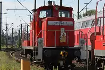 363 142 am 24.7.12 abgestellt in Hannover Hbf.