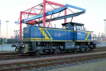 Am 30.11.2012 hatte ich das Gl�ck die V 1001 der Mittelweserbahn in Hamburg - Dradenau mit dem neuen EVB Logistik - Logo zu erwischen!