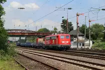 110 169-0 mit einem Messzug in D�sseldorf-Rath am 09.08.2012