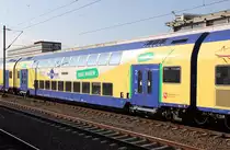 Die letzten zwei Wagen dieses Zuges werden von den  Ruhe Wagen  gebildet vergleichbar mit den Ruhezonen in den DB ICE Z�gen. Aufgenommen am 28.07.2012 in Hannover Hbf.
