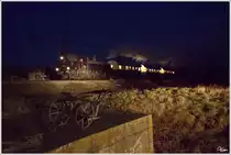 Der Pflug - Dampflok 93.1420 vom Verein  Neue Landesbahn  f�hrt mit dem Nikolauszug von Mistelbach nach Hohenau und wieder retour. 
Prinzendorf an der Zaya 8.12.2012
