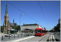 City Bahn nach Stollberg am Theaterplatz in Chemnitz, 

11.06.2006 (M)