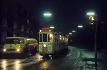 K�benhavn / Kopenhagen KS SL 16 (K�benhavs Sporveje HW-Tw 520) Frederiksborgvej / Tagensvej / Bispebjerg Torv am 4. Februar 1970.