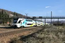 Ein Westbahn-4010 als 17514 am 28. November 2012 bei der Durchfahrt Unter Purkersdorf bei Wien