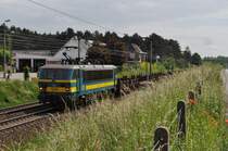 1201 mit einem Leerzug nach Gent in Wetteren. Aufgenommen am 07.06.2012