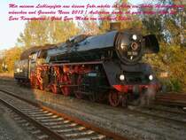 Mein Weihnachtsgru� an Alle,leider ohne Schnee! Aufgenommen am 27.Oktober 2012 in Bergen/R�gen.