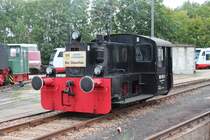 100 126-2 wartete beim BW Fest der IG Traditionlok 58 3047 e.V. Glauchau auf ihre n�chste Aufgabe.15.09.2012