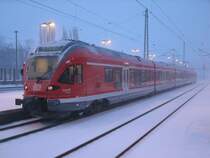 Am Nachmittag,vom 23.Dezember 2012,w�tende ein heftiger Schneesturm �ber R�gen.So stand 429 029 bei heftigen Schneegest�ber in Bergen/R�gen.