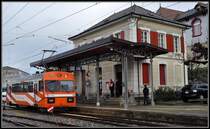 Gare terminus / Endstation Orbe. (18.12.2012)