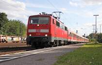 Zahlenspiel: 111 111 mit RE in K�ln West. Aufgenommen am 16.08.2012.