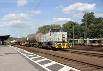 F�r uns gelegentliche Besucher K�lns, war am 16.08.2012, diese Erscheinung der MAK G1204, 276 013-6, der Oak-Capital neu. Aufgenommen in K�ln West.