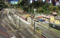 Gro�er Bahnhof auf der Anlage des SMEC  26.12.2012