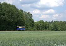 T2 des DEV konnte auf dem Weg von Gro� Ippener nach Harpstedt zwischen D�nsen und Harpstedt aufgenommen am 10.06.12 aufgenommen werden