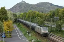 TXL 185 531-1 in Bad Honnef am 8.10.2012. Gru� an den Tf 