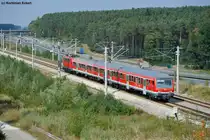 RB 59679 als Allersberg Express von N�rnberg nach Allersberg (Rothsee) kurz vor Allersberg, 10.09.2012