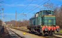 S� 642-179 f�hrt durch Maribor-Tabor Richtung Maribor Hauptbahnhof. /27.12.2012