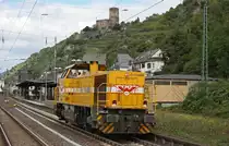 Wiebe 12 (277 018) am 8.8.12 als Lz in Kaub.