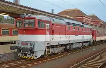 750 058-0 ZSSK, Knotenbf. Leopoldov/Leopoldstadt; 28.10.2012
