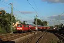 111 152-5 mit dem RE 10426 (Dortmund Hbf - Aachen Hbf) in D�sseldorf-Flingern am 09.10.12