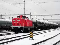 LCH 0469 003 (fr�her 212 242 und LCH 22) abgestellt am Bahnhof Budapest-Kelenf�ld, am 27. 11. 2010.  