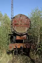 44 2140 am 16.09.2012 im Bw Falkenberg Oberer Bahnhof. Das Gel�nde dient nur zur Aufbewahrung von Fahrzeugen und ist nur an wenigen Tagen im Jahr zug�nglich. 

