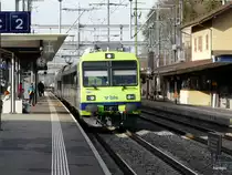 bls - Regio nach Langnau im Bahnhof G�mligen mit dem Steuerwagen ABt 50 85 80-35 941-6 an der Front am 31.12.2012