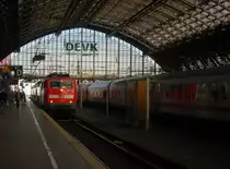 Am 6. September 2010 f�hrt 111 009 in den K�lner Hbf ein.