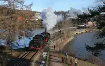 58 311 mit dem DPE 75930 (Seebrugg-Titisee) bei Schluchsee 29.12.12