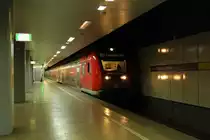 Der RE 2 nach M�nster (Westft) Hbf endete am 11.11.2012 aufgrund von Bauarbeiten in D�sseldorf Flughafen Terminal