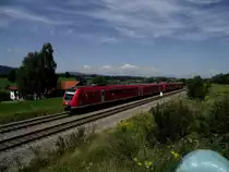612er Doppeleinheit am 19.08.11 bei Martinszell