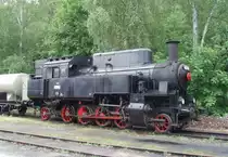 ČSD 423.094 (Baujahr: 1928 ČKD)in Eisenbahnmuseum Lu�n� u Rakovn�ka am 18.7. 2910. Eigner HERKULES KHKD s.r.o.