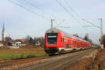 Neujahr 2013 : Mnchen-Salzburg-Express bei Stephanskirchen - 01/01/2013
