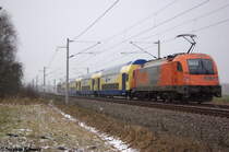 1216 901-9 RTS - Rail Transport Service GmbH fr ODEG - Ostdeutsche Eisenbahn GmbH mit dem RE4 (RE 37316) von Ludwigsfelde nach Rathenow bei Nennhausen. 11.01.2013