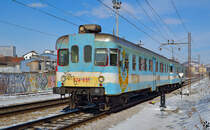 S 814-031 fhrt durch Maribor-Tabor Richtung Pragersko. /17.2.2012