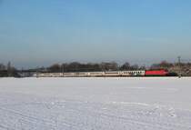 Unbekannte 120 mit dem IC 2217 (Stralsund Hbf - Stuttgart Hbf) in Langenfeld (Rheinland) am 08.12.12
