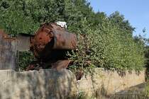 50 3642 am 16.09.2012 im Bw Falkenberg Oberer Bahnhof. Das Gelnde dient nur zur Aufbewahrung von Fahrzeugen und ist nur an wenigen Tagen im Jahr zugnglich 

