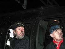 Die Lokmannschaft der 241.A.65 am 11.01.03 in Olten